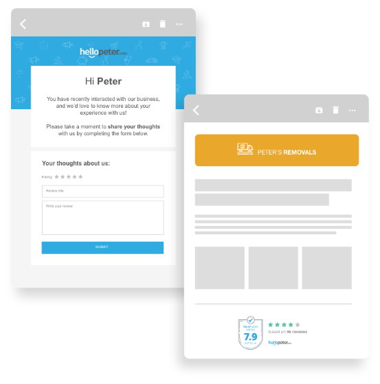 Collect more reviews