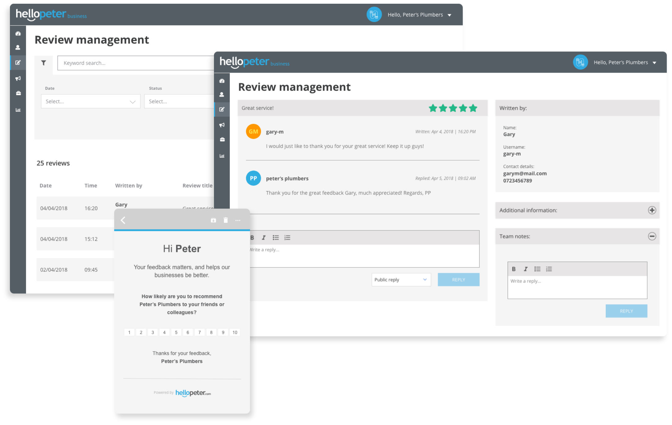Engage with your customers